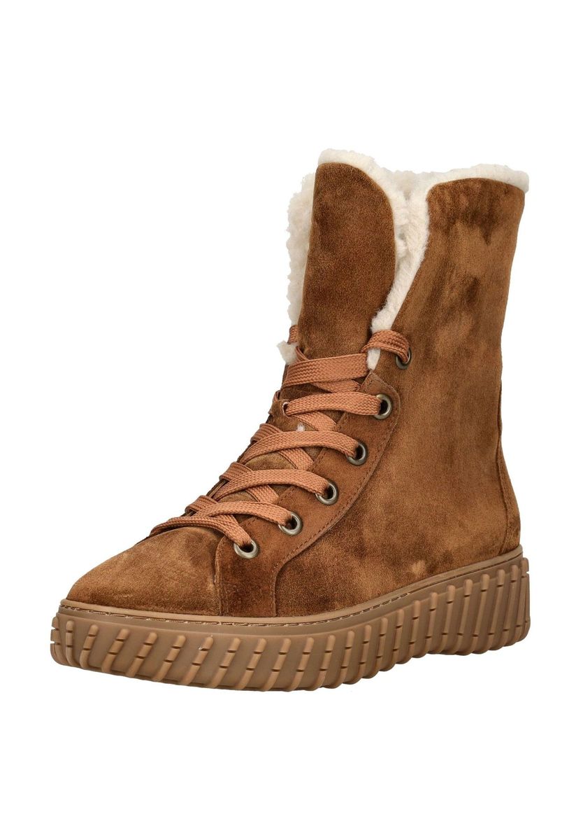 Schnürstiefeletten mit Plateausohle