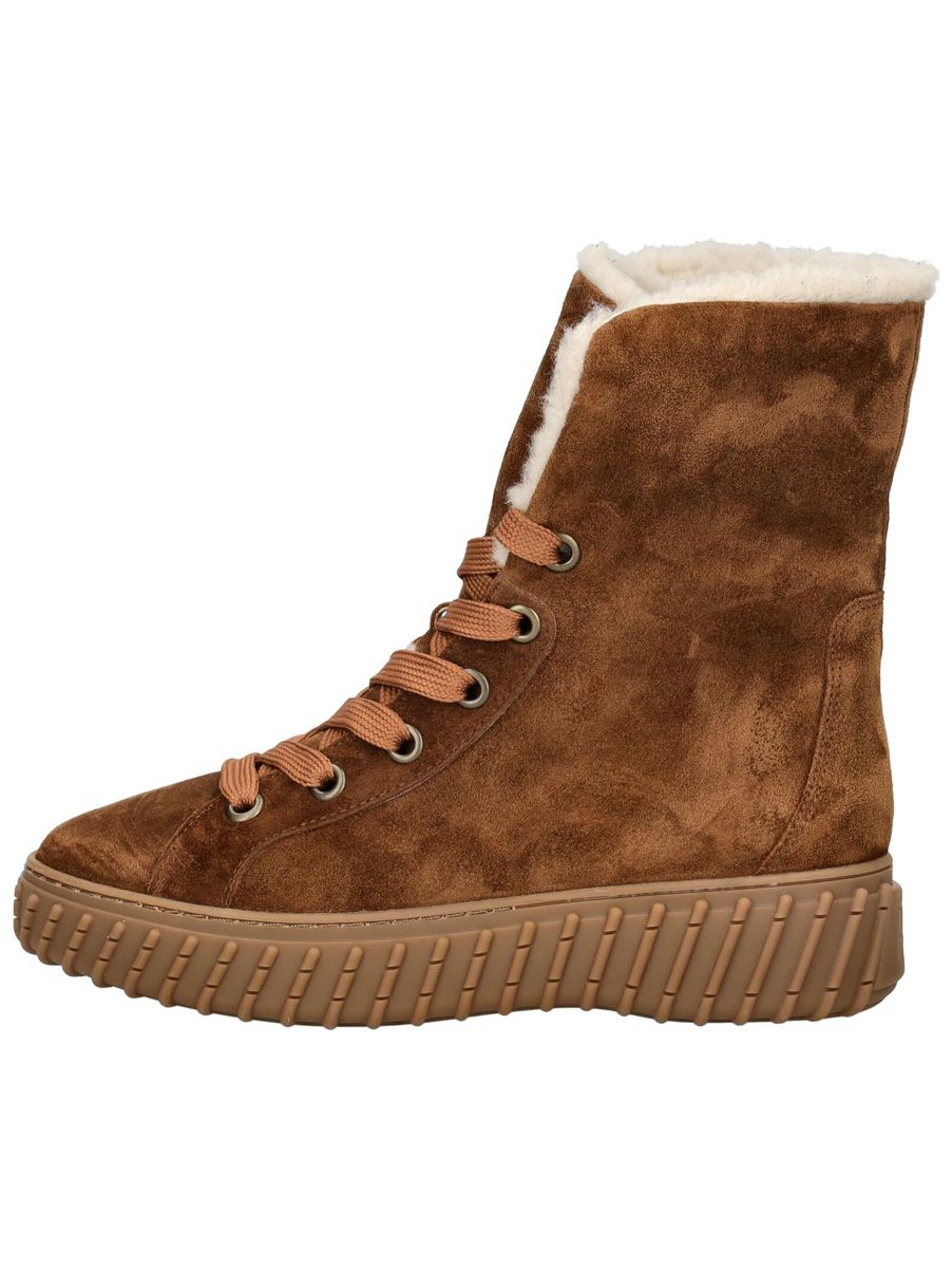 Schnürstiefeletten mit Plateausohle