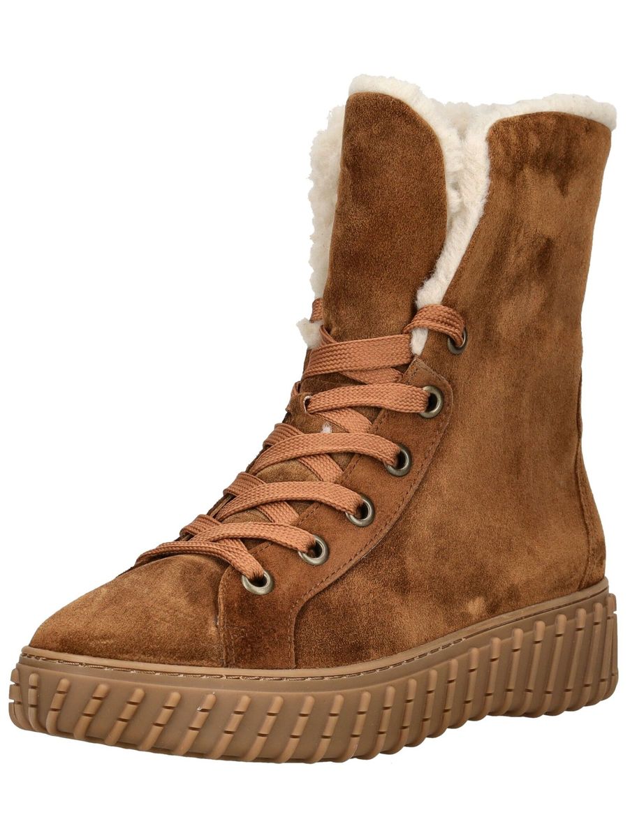 Schnürstiefeletten mit Plateausohle