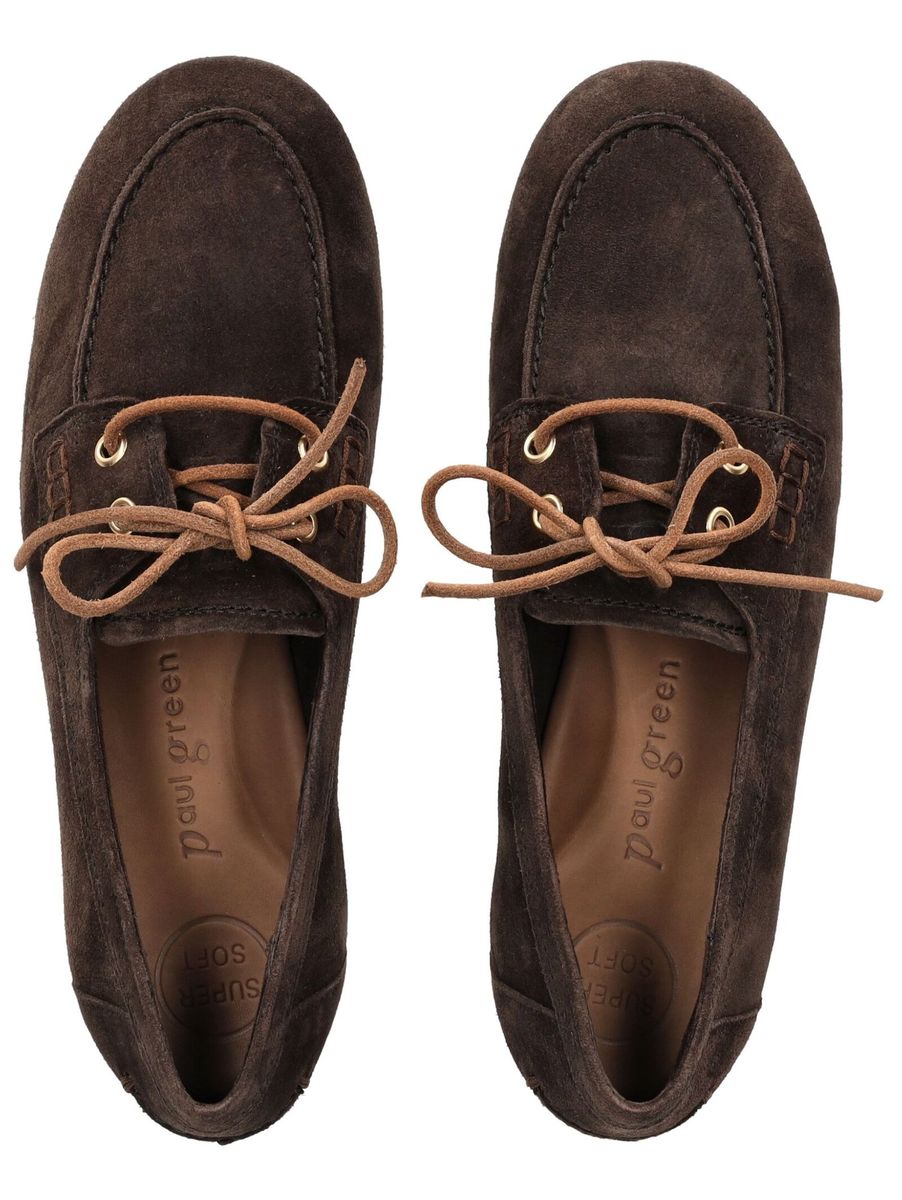 Elegante Veloursleder Schnürschuhe