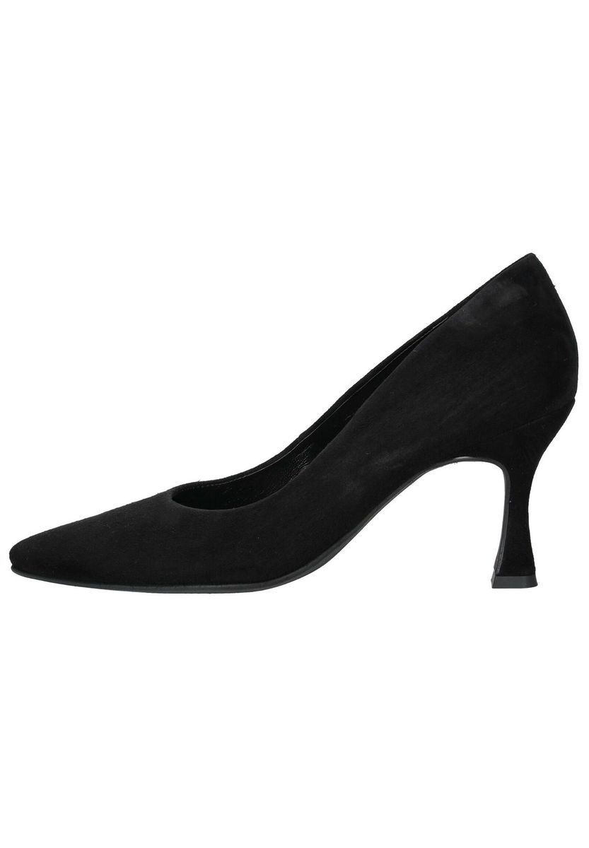 Spitze Pumps mit ausgestelltem Absatz