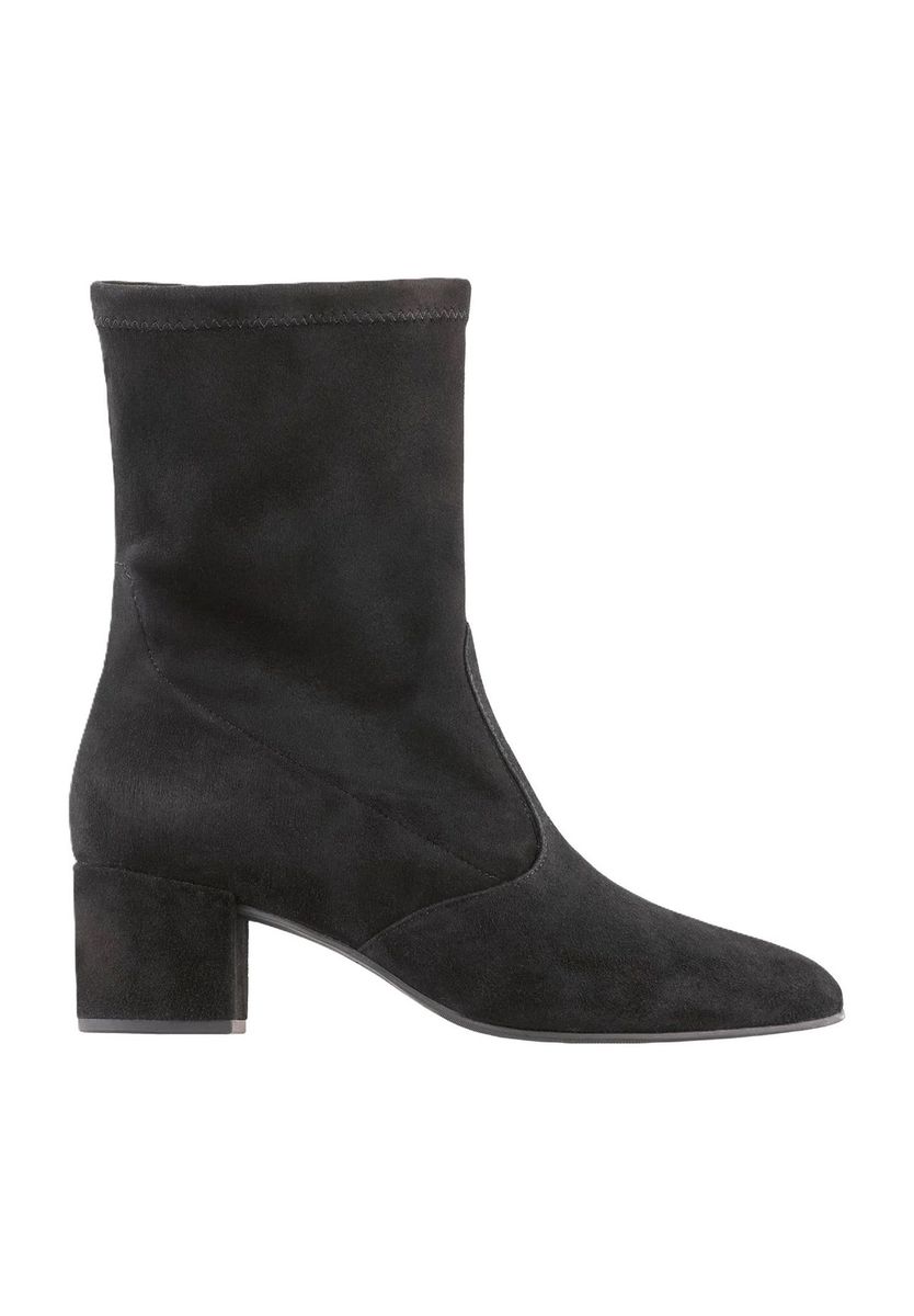Elegante Stiefeletten aus Stretch-Veloursleder