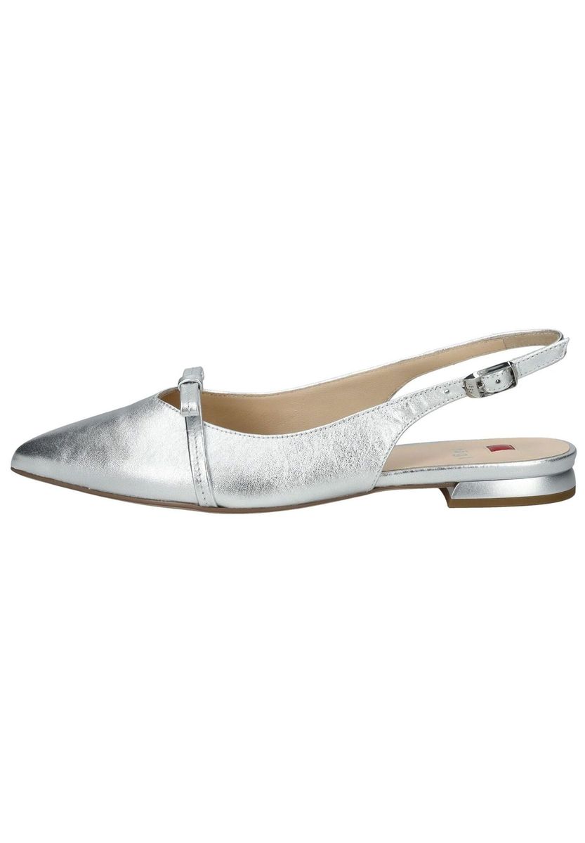 Spitze Slingback-Ballerinas mit Schleife