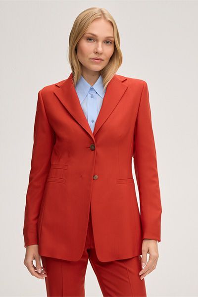 Klassischer Blazer aus reiner Schurwolle