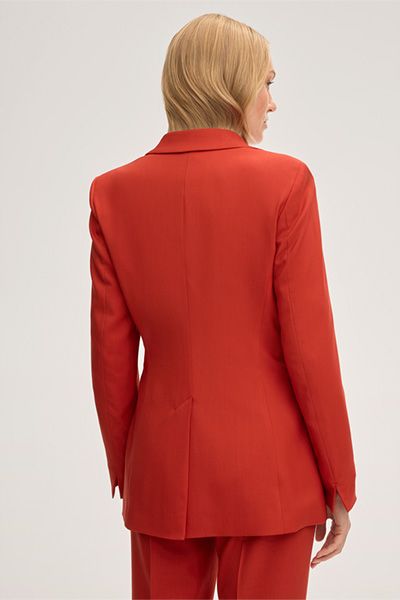 Klassischer Blazer aus reiner Schurwolle