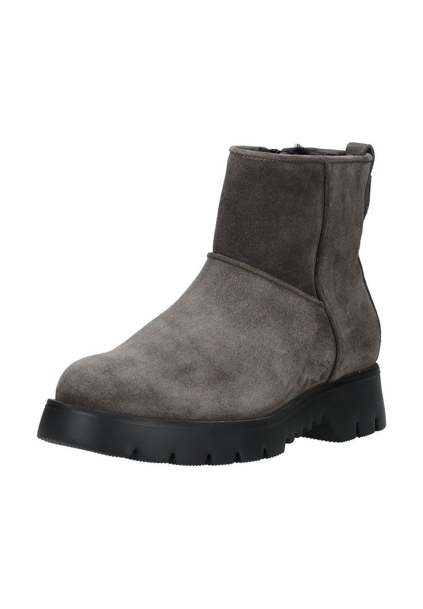 Minimalistische Veloursleder Stiefeletten