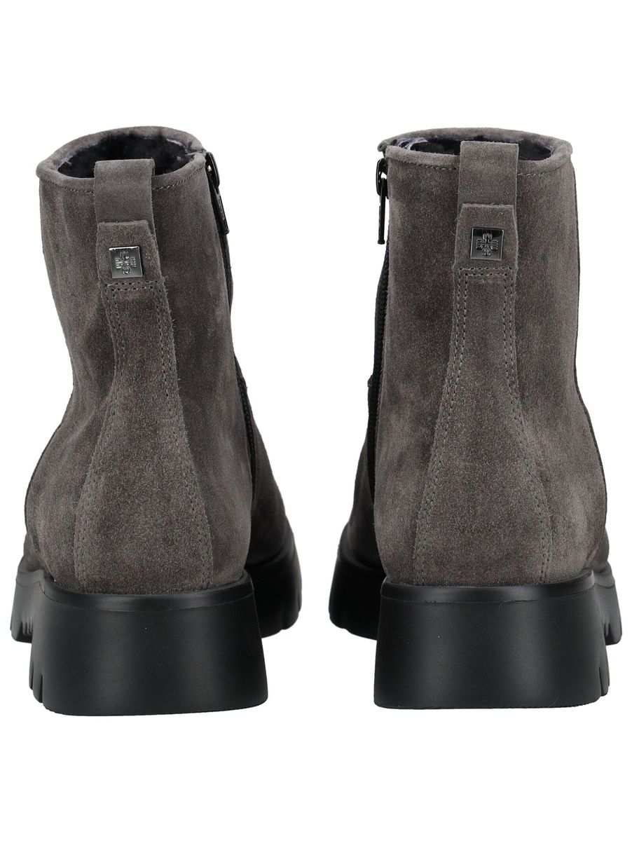 Minimalistische Veloursleder Stiefeletten