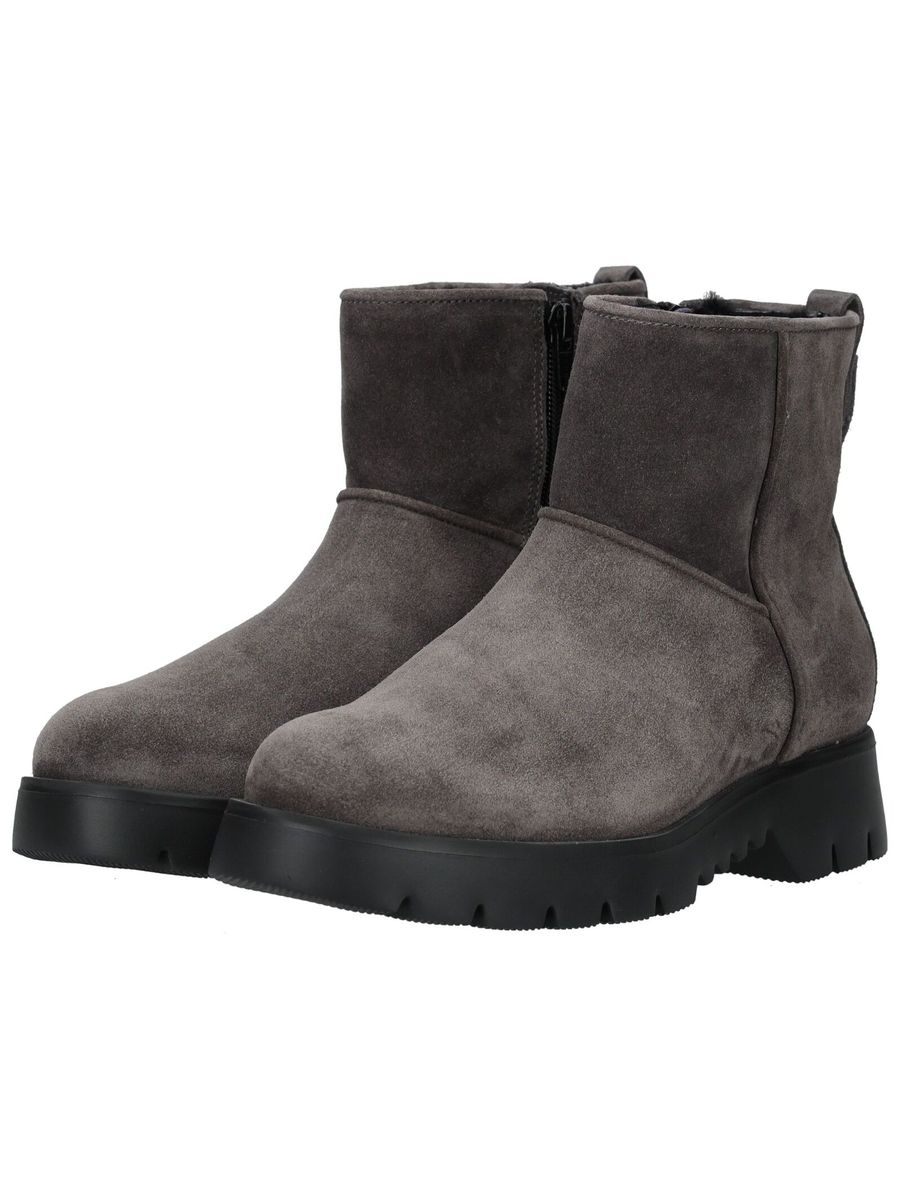 Minimalistische Veloursleder Stiefeletten
