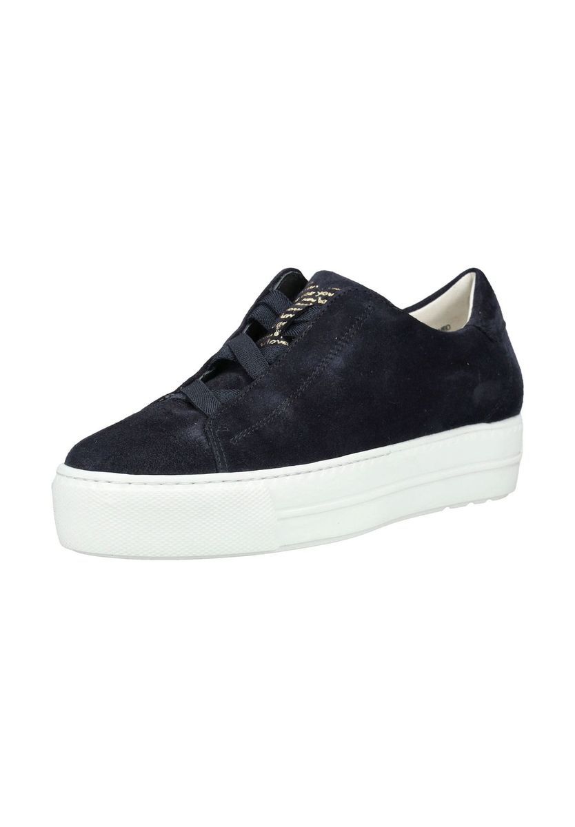Wildleder Plateau-Schlüpf-Sneaker
