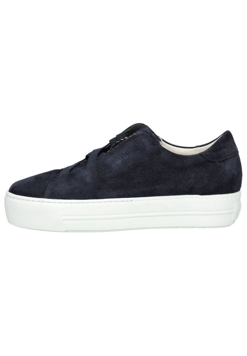 Wildleder Plateau-Schlüpf-Sneaker