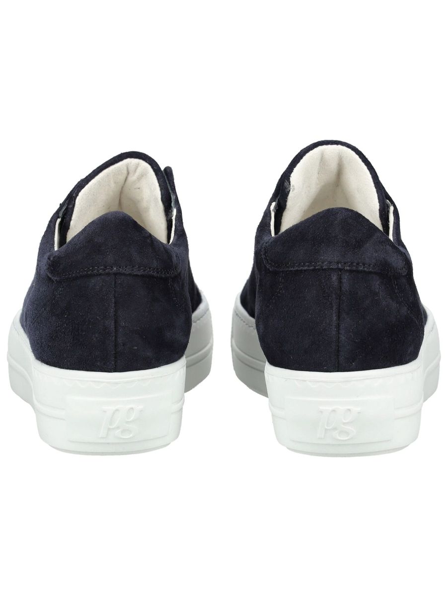 Wildleder Plateau-Schlüpf-Sneaker