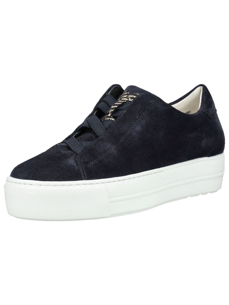 Wildleder Plateau-Schlüpf-Sneaker