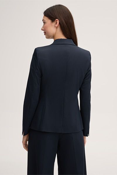 Blazer mit steigendem Revers