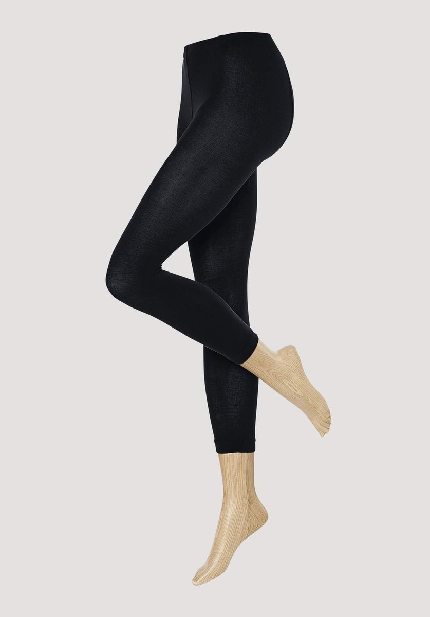 Feinstrick-Leggings aus Bio-Baumwolle
