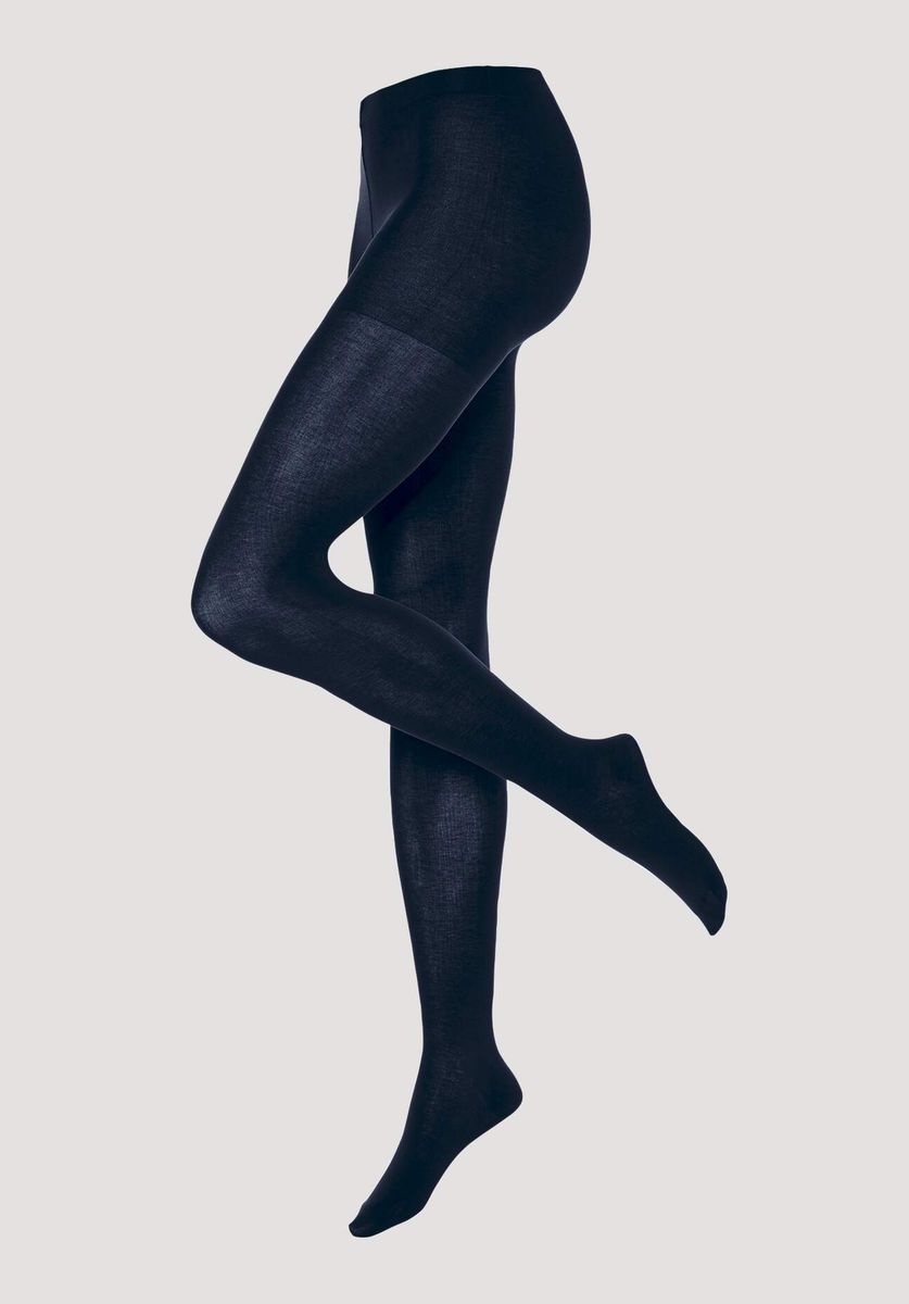 Blickdichte Bio-Baumwoll-Jersey Strumpfhose