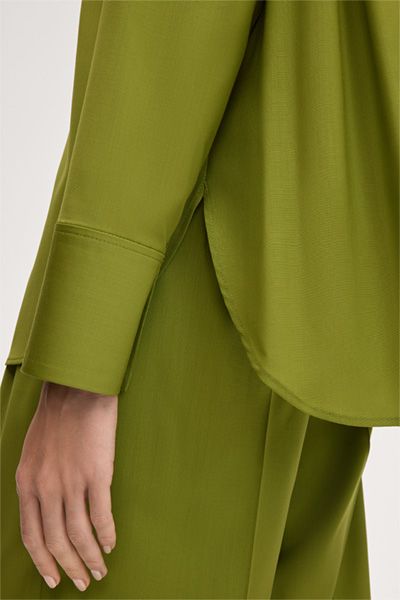 Hemdbluse aus reiner Schurwolle