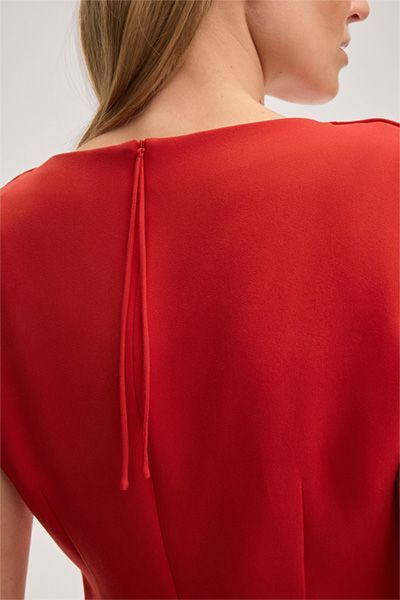Elegantes Shift-Kleid mit Cap-Ärmeln