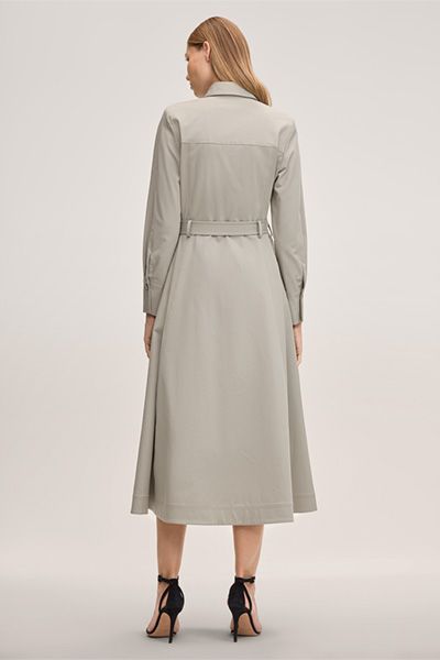 Midikleid im Trench-Stil mit Gürtel