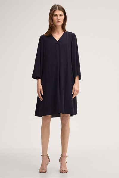 Elegantes A-Linien-Kleid aus Crêpe