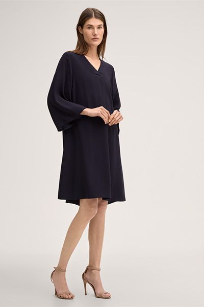 Elegantes A-Linien-Kleid aus Crêpe