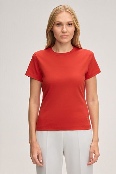 Klassisches Bio-Baumwoll T-Shirt mit Rundhalsausschnitt