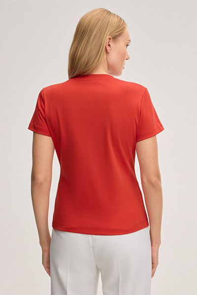 Klassisches Bio-Baumwoll T-Shirt mit Rundhalsausschnitt