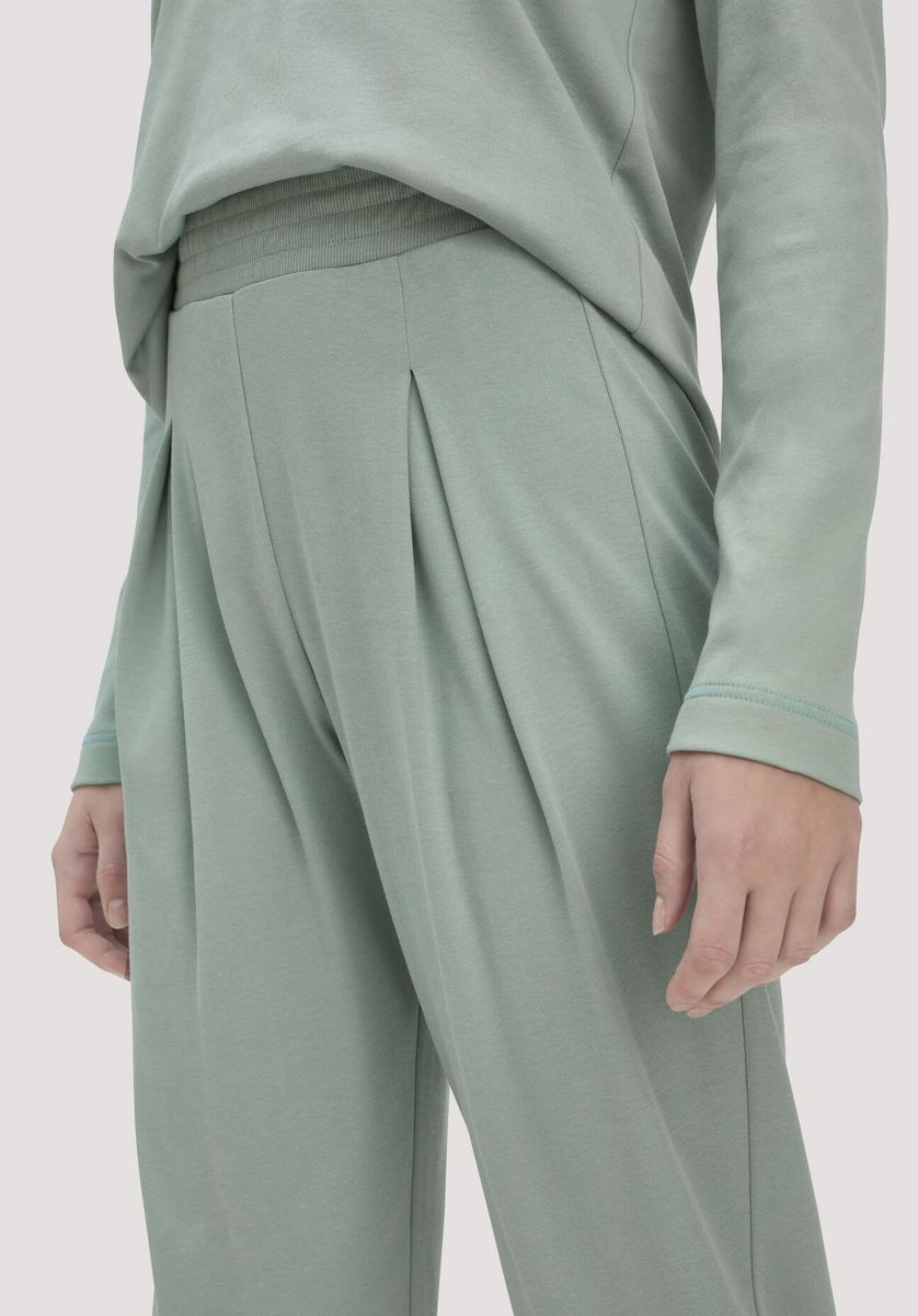 Bio-Baumwoll-Pyjama-Set mit Falten