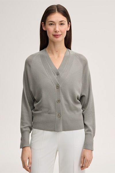 Eleganter Cardigan mit V-Ausschnitt