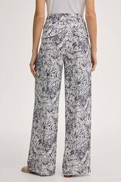 Marlene-Hose mit floralem Print