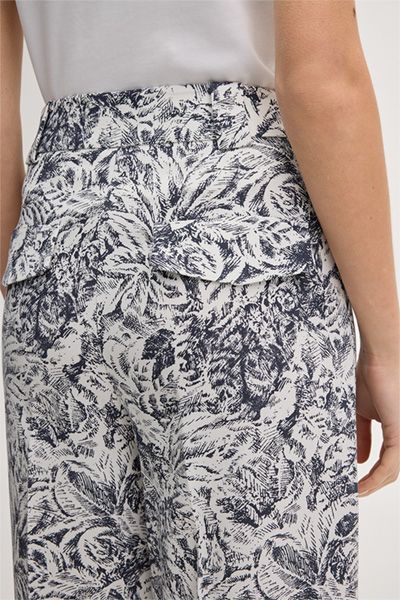 Marlene-Hose mit floralem Print