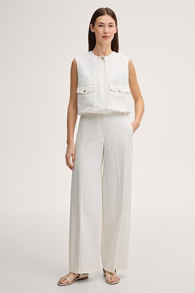 Marlene-Hose aus Baumwoll-Stretch