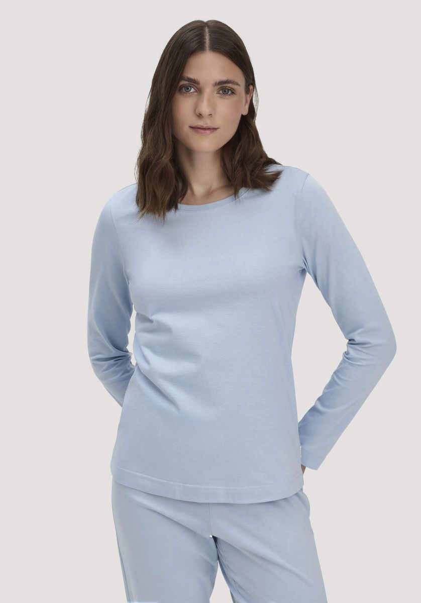 Langarm-Schlafshirt aus Bio-Baumwolle