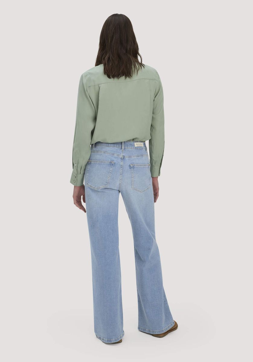 Nachhaltige High-Waist Wide-Leg Denim