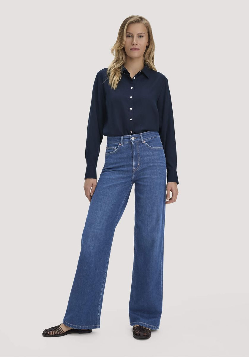 Nachhaltige High-Waist Wide-Leg Denim