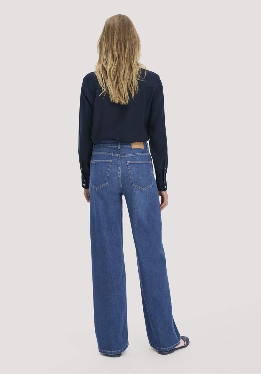 Nachhaltige High-Waist Wide-Leg Denim