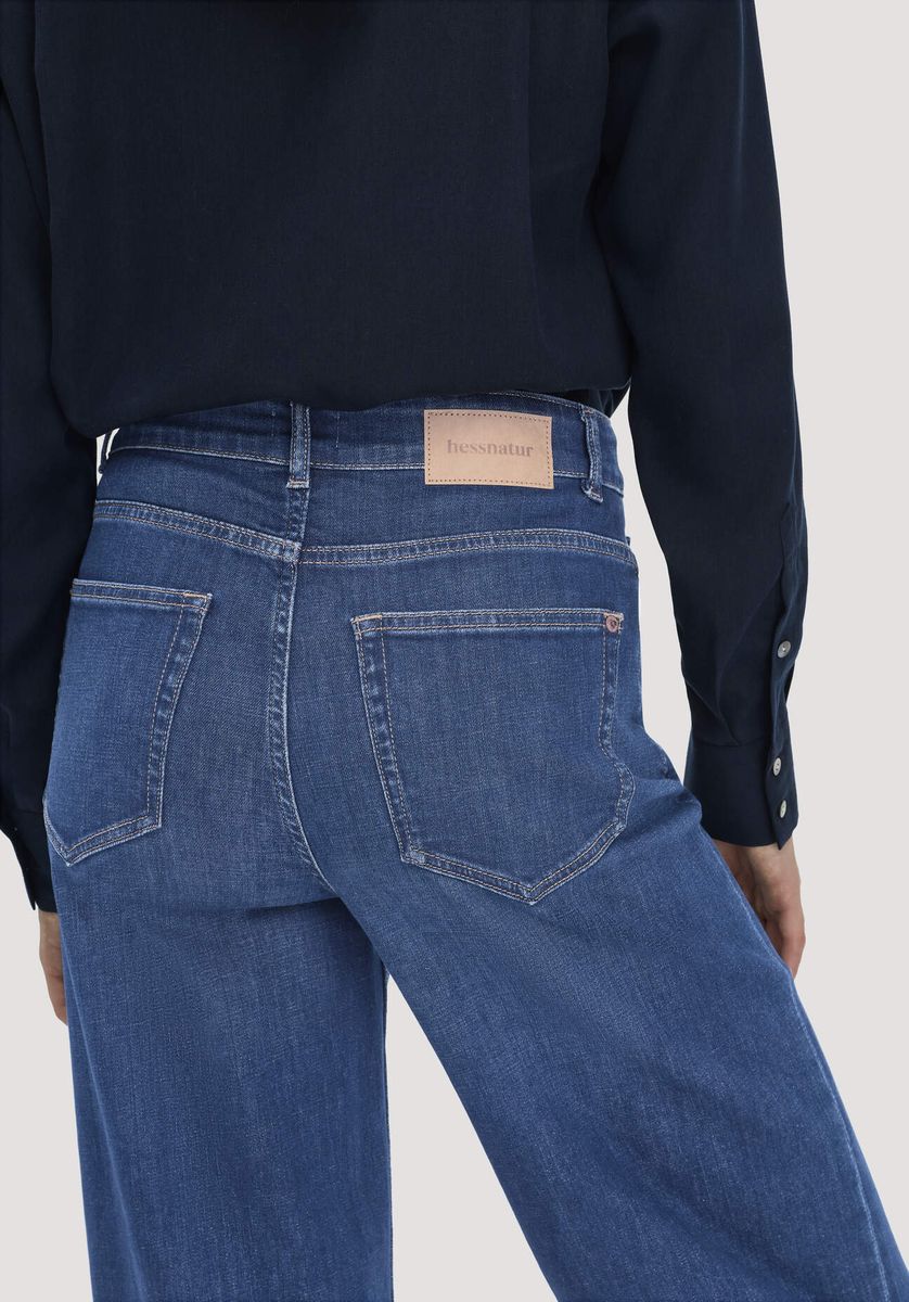 Nachhaltige High-Waist Wide-Leg Denim
