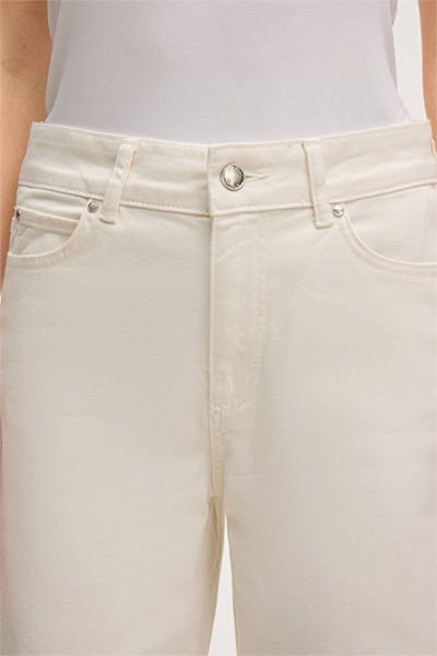 High-Waist Palazzo-Jeans mit weitem Bein