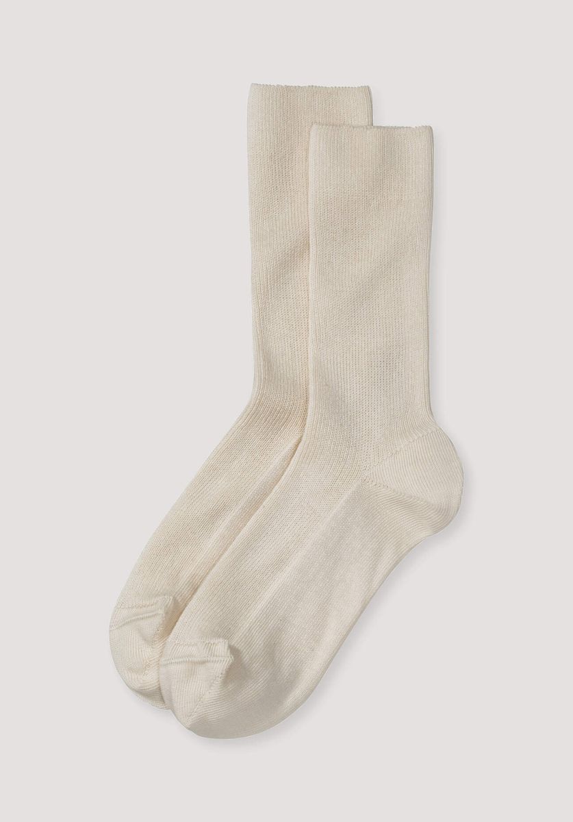 Weiche Rippsocken aus Bio-Baumwolle