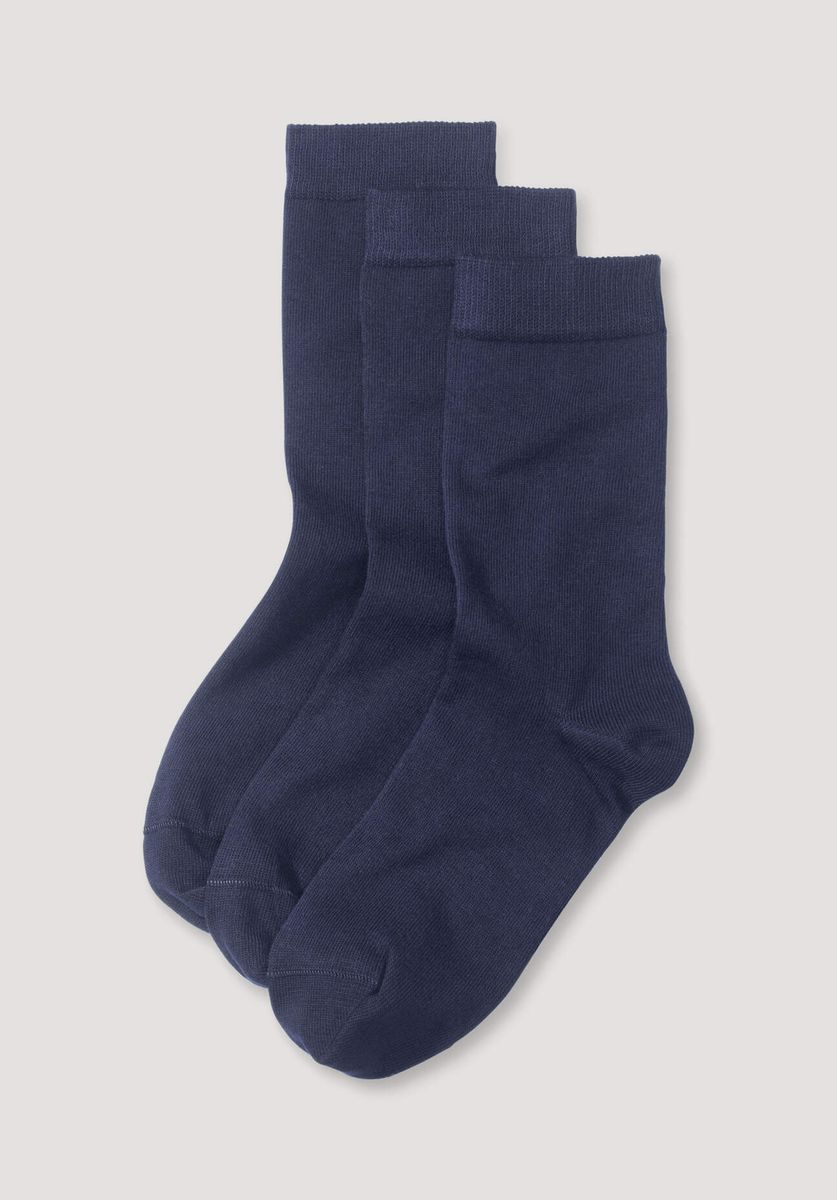 Feingestrickte Bio-Baumwollsocken für den Alltag