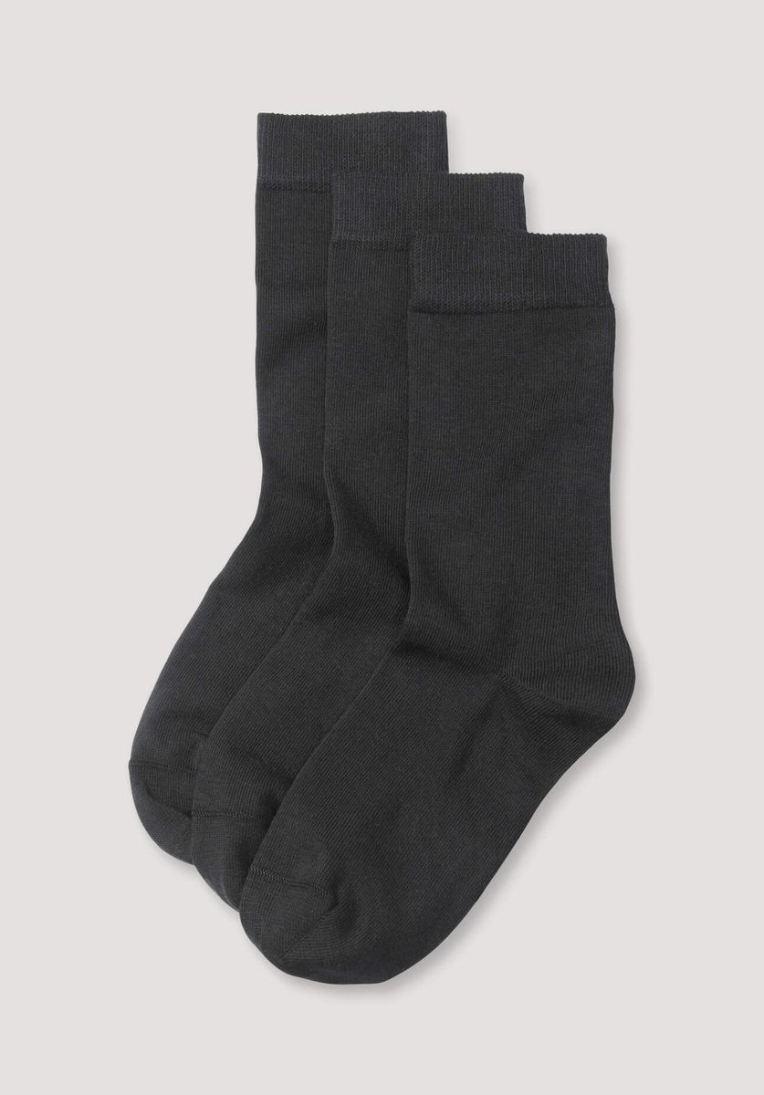 Feingestrickte Socken aus Bio-Baumwolle