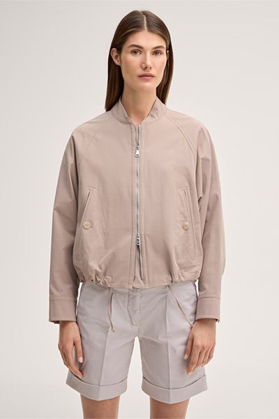 Blouson-Jacke aus Baumwollstretch