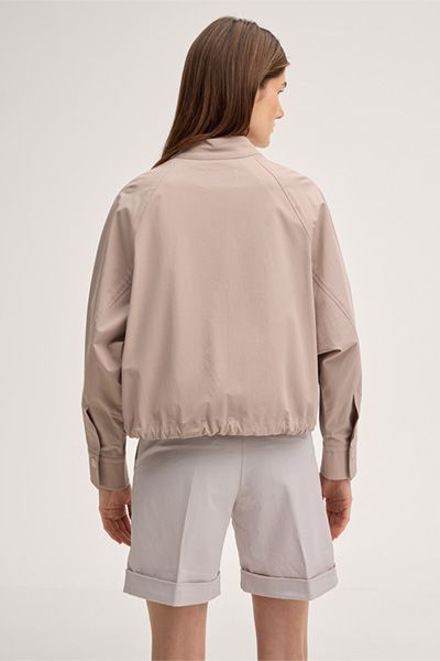 Blouson-Jacke aus Baumwollstretch