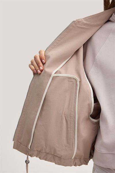 Blouson-Jacke aus Baumwollstretch
