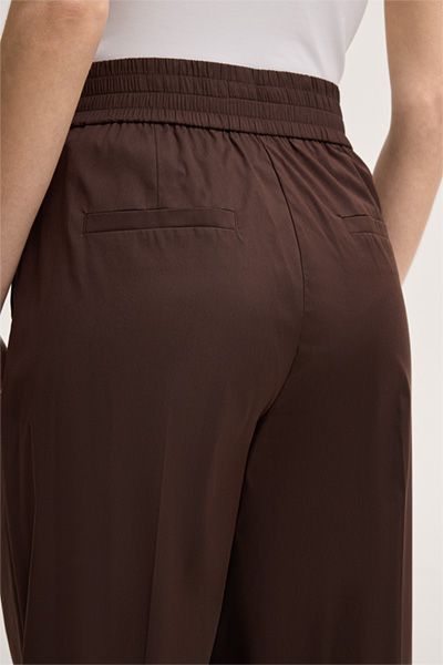 Weite Bundfaltenhose aus Baumwolle