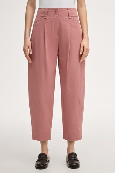 Faltenhose mit Ballon-Silhouette