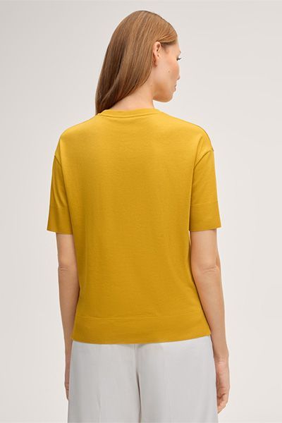 Fließendes T-Shirt aus Lyocell-Mix