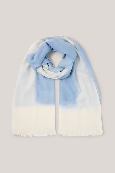 Eleganter Schurwollschal mit Farbverlauf