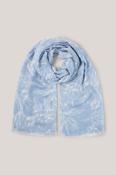 Zarter Modal-Schal mit Blumendruck