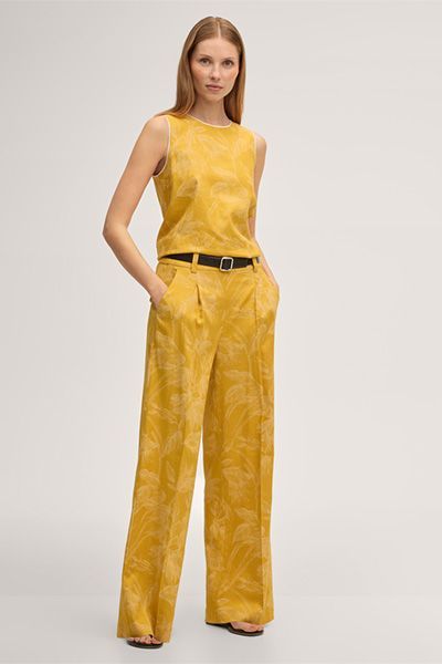 Palazzo-Hose mit floralem Print