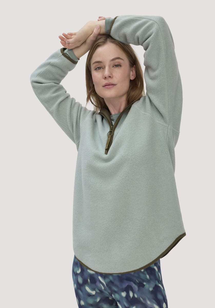 Relaxter Hoodie aus Bio-Baumwollfleece